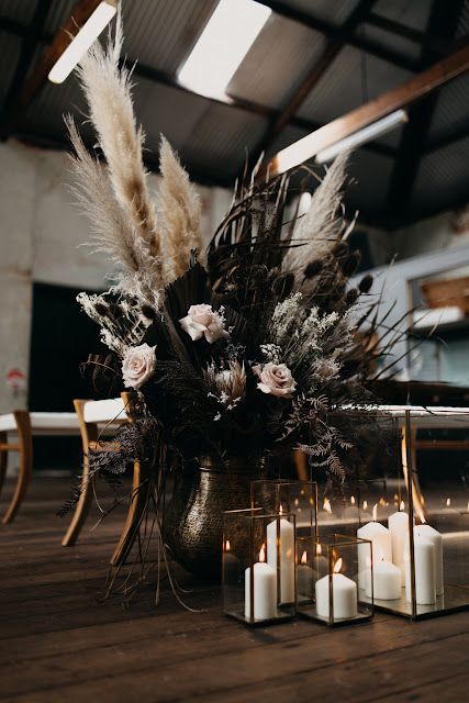 Non Traditional Wedding Flowers, Dark Boho Wedding Decor, Dark Boho Wedding, Black Boho Wedding, Moody Boho Wedding, Boho Themed Wedding, Dark Wedding Theme, Earthy Bohemian, Dark Boho