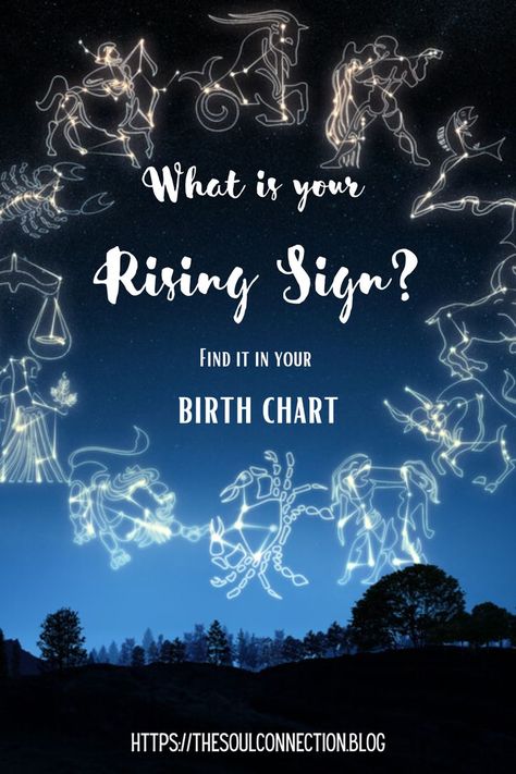 Find Your Rising Sign In Your Birth Chart Your Rising Sign, Rising Sign, Soul Connection, Something About You, Natal Charts, Outside World, Sun Sign, Birth Chart, Spiritual Awakening