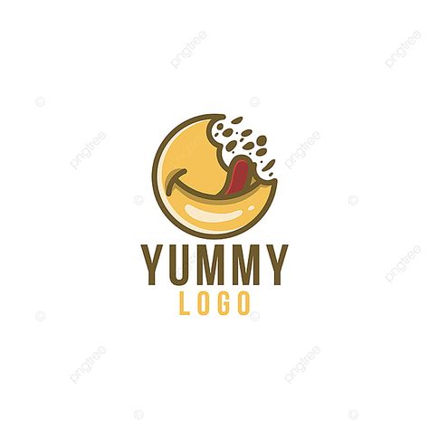 Delicious Food Yummy Logo Designs Inspiration Isolated On White Yummy Face Expression, Yummy Logo Design, Logo Cemilan, Background Emoji, Tasty Logo, Sweets Logo, Dessert Logo, Sweet Logo, Food Background