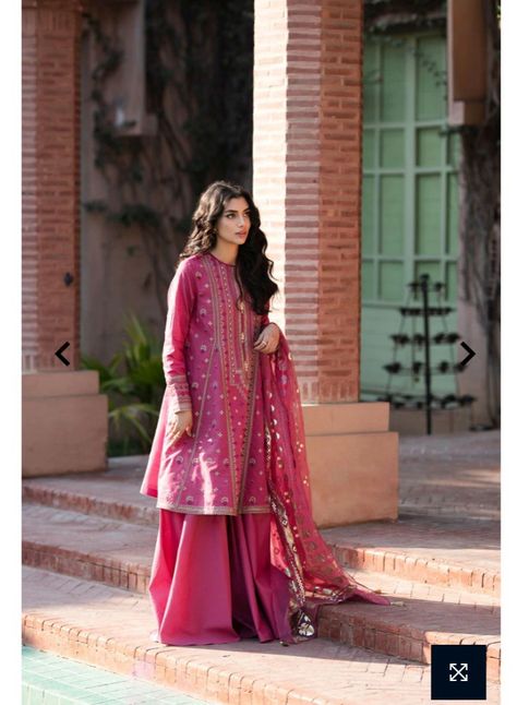 Pink Organza Suit, Organza Suit, Organza Suits, Lawn Suit, Trendy Shirt Designs, Lawn Shirts, Lawn Suits, Cotton Trousers, Organza Dupatta