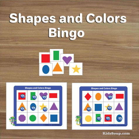 FREE Shapes and Colors Bingo Game for toddlers, preschool and kindergarten Shape Bingo Preschool Free Printables, Kindergarten Shapes Lesson, Shape Bingo, Cookies On A Plate, Kindergarten Shapes, Shapes Lessons, Game For Toddlers, Shapes Kindergarten, Free Preschool Printables