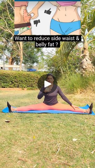 Exercise For Side Fats, How To Get Rid Of Side Belly Fat Fast, Yoga For Side Fats, Exercise To Reduce Belly Fat Fast, Reduce Side Belly Fat Exercise, Side Fat Workout, Yoga Nutrition, Side Fat, Fat Burner