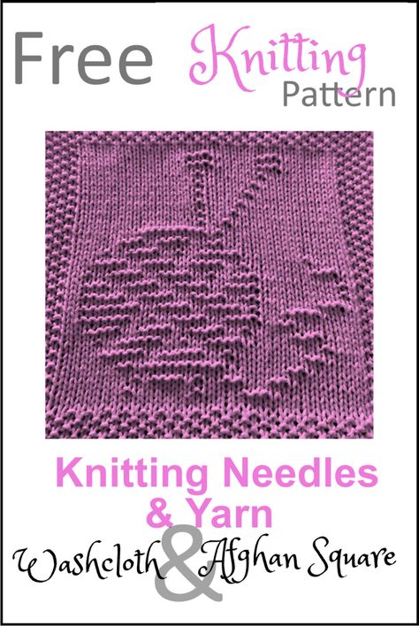 Free Knitting Needles & Yarn Dishcloth or Afghan Square Knitting Pattern Daisy And Storm, Knitted Squares Pattern, Knitted Dishcloth Patterns Free, Knit Dishcloth Pattern, Knitted Washcloth Patterns, Dishcloth Patterns Free, Knitted Blanket Squares, Knitting Squares, Knitted Washcloths