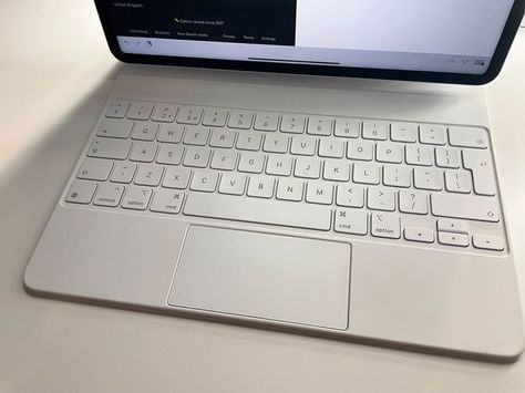 Still getting used to Apple's Magic Keyboard for the iPad or iPad Pro? These tips and customizations can help you make the most of it. Ipad Pro With Magic Keyboard, Ipad Magic Keyboard, Emoji List, Custom Keyboard, Magic Keyboard, Computer Tips, New Ipad Pro, Keyboard Shortcuts, Keyboard Cover