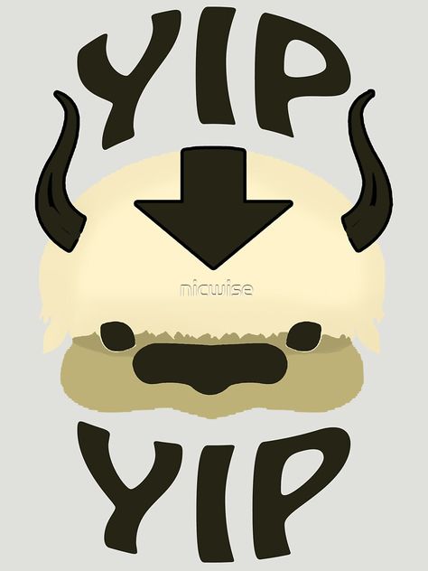 "YIP YIP APPA!" T-shirt by nicwise #Aff , #spon, #APPA, #YIP, #nicwise, #shirt Appa Standing, Appa From Avatar, Sanrio Drawing, Flying Bison, Appa Avatar, Avatar Ang, Cinnamoroll Sanrio, Yip Yip, Avatar Series