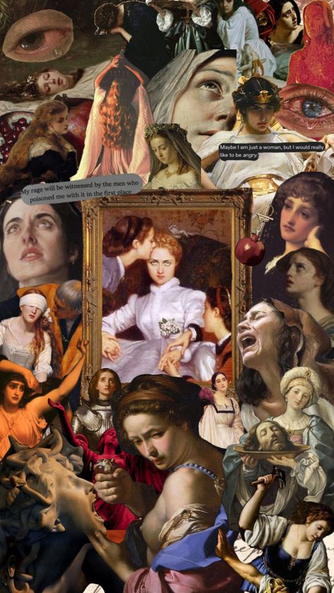 the rage of women ☺️ #femalerage #renaissance #feminist Neoclassical Painting, Rage Art, Kiss Painting, Romantic Period, Rennaissance Art, Historical Painting, Paintings Art, Feminist Art, Romantic Art