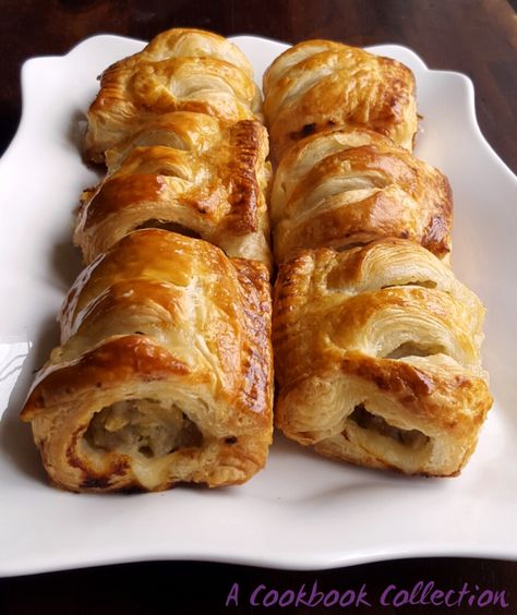 Sausage Rolls - A Cookbook Collection Best Sausage Roll Recipe, Social Media Manager Content, Gourmet Sausage, Home Made Sausage, Homemade Sausage Rolls, Sausage Rolls Recipe, Cookbook Collection, Best Sausage, Sausage Roll