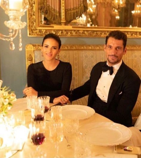 David Gandy and Stephanie Mendoros at Passionesenzafine gala dinner in Florence. Stephanie Mendoros, David Gandy Girlfriend, David James Gandy, Dinner Event, David James, Male Style, David J, David Gandy, Gala Dinner