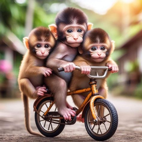 Funny Monkey Pictures, Cute Monkey Pictures, Cartoon Picture, Yoda Funny, Monkey Pictures, Funny Paintings, Cute Animal Clipart, Monkeys Funny