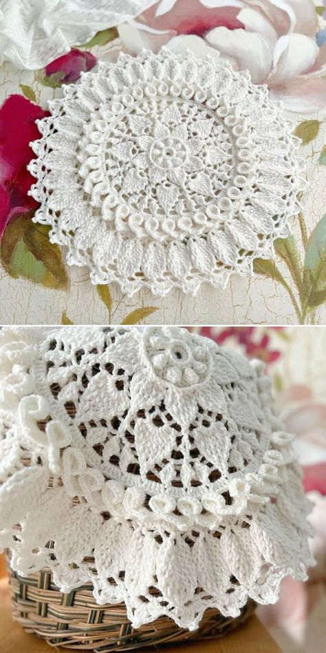 Free Crochet Doily Patterns Vintage Knit Crochet Pattern Shop, Intricate Crochet Doily, Free Crochet Doily Patterns Beautiful English, Crochet Lace Doily Diagram, Free Square Crochet Doily Patterns, 3d Doily Crochet Pattern, Crochet Doily Free Pattern Written, Free Doily Patterns Crochet, Free Doily Crochet Patterns In English