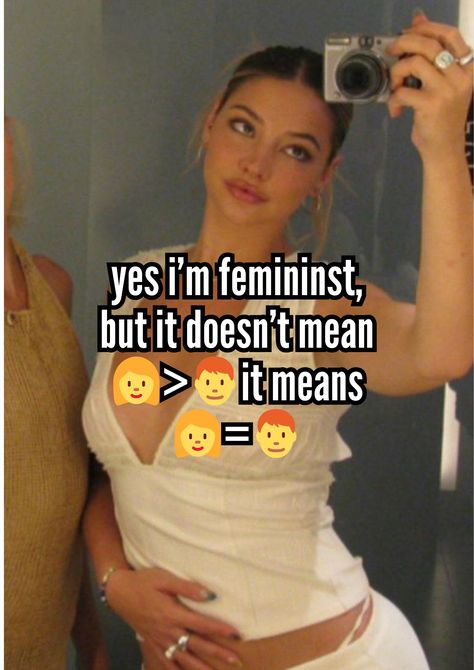 Whispers Feminist, Whisper Feminist, What Is Feminism, Anti Feminist, Feminism Quotes, Mean Women, Women Rights, Womens Rights, Men And Women