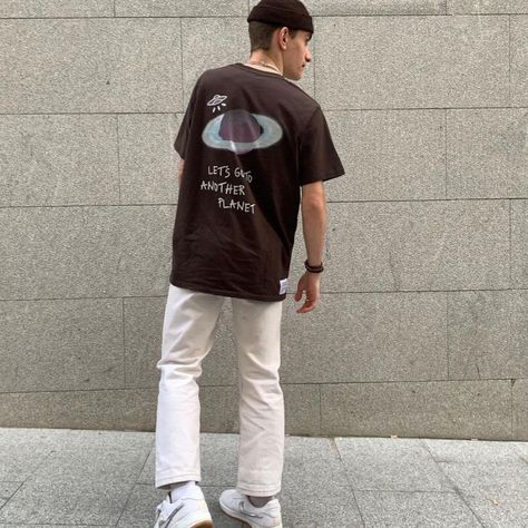 Brown Shirt Outfit Men Street Styles, Brown Tshirt Outfit Men, Brown T Shirt Outfit Men, Brown Shirt Outfit Men, Brown T Shirt Outfit, Brown Tshirt Outfit, Brown Shirt Outfit, Japan Lookbook, Bf Fits