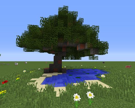 Arbre minecraft fait avec de l'acacia Tree Minecraft, Minecraft Tutorials, Acacia Tree, Minecraft Tutorial, Minecraft Ideas, Minecraft, Building