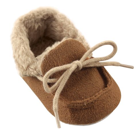 PRICES MAY VARY. 100% Textile Imported Textile sole Shaft measures approximately low-top from arch Fun, fashionable, and trendy baby moccasins Soft sole crib shoes Made to keep baby's little feet warm and cozy Spot clean only Affordable baby moccasins Moccasin Slipper, Baby Wardrobe, Moccasin Shoes, Moccasin Slippers, Baby Unisex, Fur Shoes, Kid Clothes, Baby Moccasins, Moccasins Shoes