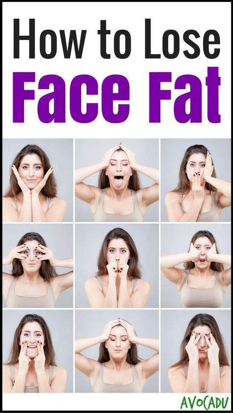 Face fat isn't entirely controllable when it comes to weight loss, but these tips can absolutely help! #loseweight #avocadu Saggy Cheeks, Face Fat, Latihan Kardio, Double Chin, Lose 50 Pounds, Lose 20 Pounds, Stubborn Belly Fat, Lose Belly, Lose Belly Fat