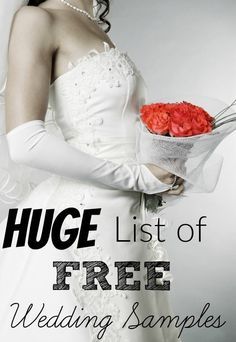 Free Wedding Samples, Wedding Freebies, Frugal Wedding, Low Budget Wedding, Wedding On A Budget, Wedding Flower Arrangements, Cheap Wedding, Wedding Planning Tips, Free Wedding