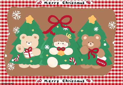 𝙲𝚁𝙴: ROROJUMP Cute Christmas Wallpaper Laptop, Bright Wallpaper, Cute Christmas Wallpaper, Kawaii Wallpaper, Drawing Lessons, Laptop Wallpaper, Wallpaper Pc, Ipad Wallpaper, Christmas Wallpaper