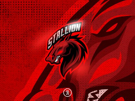 Stallion red horse mascot esport logo illustration by eryusan on Dribbble Stallion Logo Design, Stallion Logo, Horse Mascot, Logo Illustration Design, Stallion Horses, Red Horse, Horse Logo, Logo Illustration, Global Community