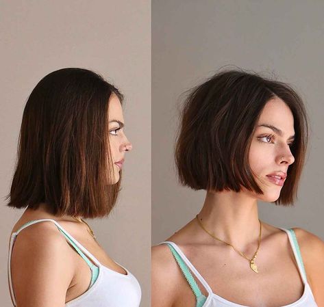 20 Striking Jaw-Length Blunt Bob Cuts to Complement All Face Shapes Kort Bob, Bob Cuts, All Face Shapes, Chin Length Hair, Short Bob Haircuts, Short Hair Haircuts, Bob Haircut, Short Bob Hairstyles, Blonde Hair Color