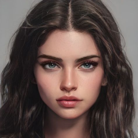 Artbreeder Portraits, Green Eyes, Brown Hair, Long Hair, The Story, Books Wattpad, Wattpad, Books, Green