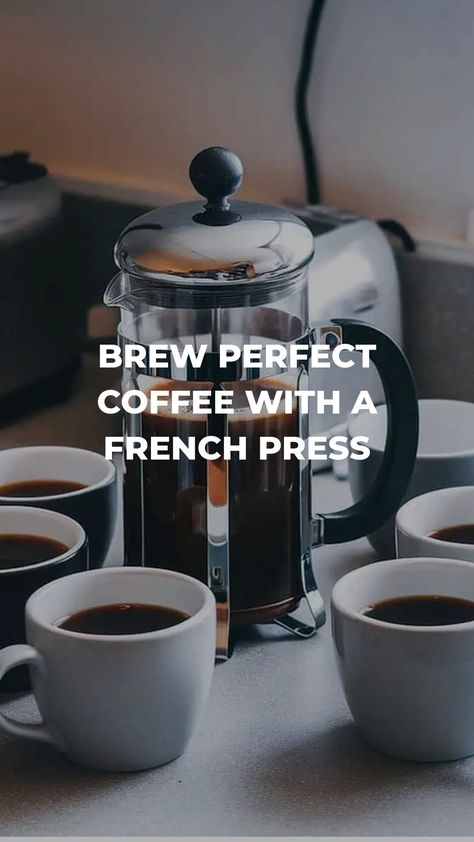 Discover the art of making delicious coffee with a French press! Elevate your morning routine by learning the step-by-step process of creating rich and flavorful French press coffee. From selecting the right grind size to perfecting the brewing time, you'll be sipping on cafe-quality coffee in no time. Unleash your inner barista and impress your friends with your newfound skills. Say goodbye to bland coffee and hello to a bold and aromatic experience. Coffee Press How To Use A, French Press Coffee How To Make, French Presses, Uses For Coffee Grounds, French Press Coffee Maker, Cups Of Coffee, Delicious Coffee, French Press Coffee, Diy Beauty Recipes