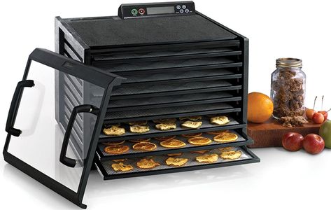 Top 3 Best Dehydrators for Food Preservation - Find your perfect model! Best Food Dehydrator, Dehydrator Machine, Excalibur Dehydrator, Food Dehydrator Machine, Clear Door, Making Jerky, Food Dehydrators, Food Dehydrator, Fruit Leather