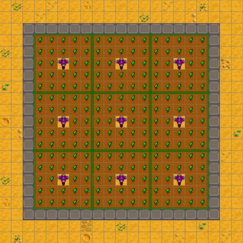 Stardew Valley Sprinklers in Greenhouse Stardew Valley Farm Layout Sprinkler, Sprinkler Set Up Stardew Valley, Sprinkler Stardew Valley, Stardew Sprinkler Layout, Sprinkler Layout Stardew Valley, Stardew Valley Sprinkler Layout Greenhouse, Quality Sprinkler Layout Stardew, Stardew Valley Sprinkler Layout, Stardew Valley Iridium Sprinkler Layout