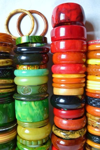 bakelite collection Bangle Collection, Antique Cufflinks, Celluloid Jewelry, Bakelite Bracelets, Bracelets Collection, Bakelite Jewelry, Vintage Bangle Bracelets, Lucite Jewelry, Bakelite Bangles