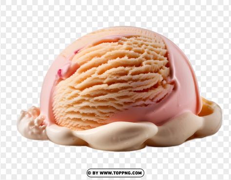 Vanilla And Strawberry Ice Cream, Ice Cream Swirl, Strawberry Ice Cream, No Background, Png Clipart, Free Png, Png Image, Swirl, Pastry