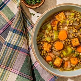 ina-garten-french-lentil-vegetable-soup-FT-BLOG0321 Ina Garten Lentil Soup, Lentil And Vegetable Soup, Ina Garten Recipe, French Lentil Soup, French Foods, French Green Lentils, Lentil Soup Recipe, French Lentils, Ina Garten Recipes