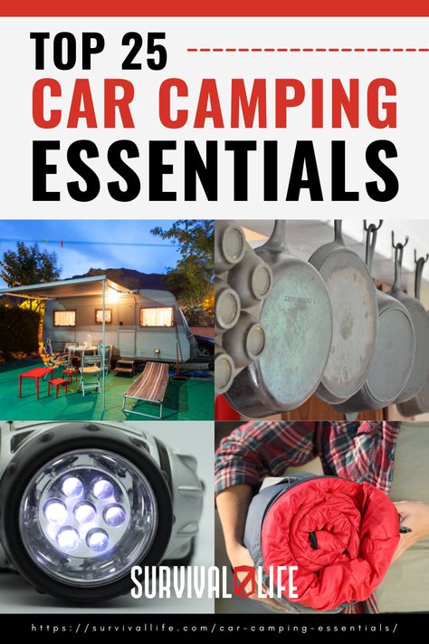 Car Camping Checklist, Camping Supply List, Car Camping Essentials, Survival Preparedness, Camping Necessities, Camping Essentials List, Rv Camping Checklist, Camping Lunches, Camping Packing List