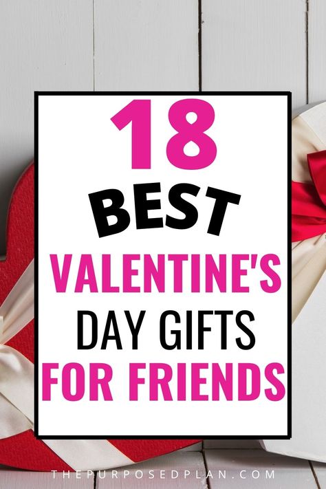 Best Valentine's Day gift ideas for friends - galentine's day gifts & Unique Valentine's gifts for friends they are going to love! Valentine Gifts For Best Friend Ideas, Adult Friend Valentine Gifts, Valentines Day Gifts For Best Friend Diy, Valentine's Gifts For Friends, Valentine Gifts Ideas For Friends, Happy Galentines Best Friend Gift, Best Friends Valentines Day Gifts, Valentines Gift Bags For Friends, Valentines Gift For Guy Friend