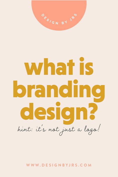 What is branding design? Hint: it's not just a logo! www.designbyjrs.com Small Business Branding Design, Branding Examples, What Is Branding, Linkedin Business, Business Branding Design, Colour Psychology, Creative Logos, Design Quote, Small Business Logo