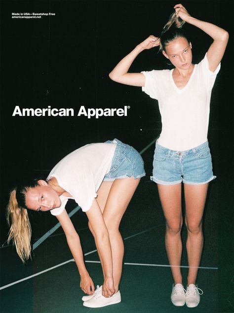 I love american apparel ads... and anything from american apparel in general American Apparel Ad, All Jeans, Boyfriend Shorts, Well Dressed, Look Cool, American Apparel, Fashion Beauty, Outfit Inspirations, Summer Outfits