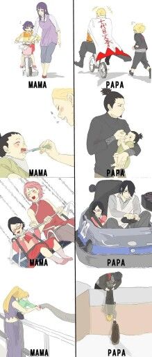 Mother vs Father Female Naruto X Everyone, Shikadai And Sarada, Sarada X Boruto, Sarada And Boruto, Boruto Shikadai, Naruto Dan Hinata, Boruto X Sarada, Naruto Meme, Beteg Humor