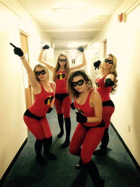 Incredibles costume Incredibles Costume Women, Elastic Girl, Incredibles Costume, College Halloween, Halloween Costumes Friends, Costume Women, Halloween Costumes For Teens, Girl Costumes, Fashion Killa