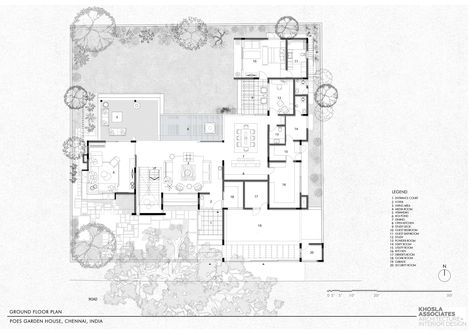 Khosla Associates, Chinese Style Interior, Best Home Plans, Chinese Courtyard, Modern Bungalow Exterior, Luxury Villa Design, Sims 4 House Plans, Courtyard House Plans, Color Plan