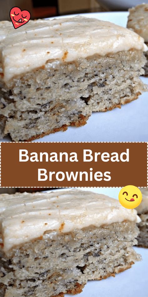 Combine the comforting flavors of banana bread with the decadent texture of brownies in these Banana Bread Brownies. This unique treat offers the best of both worlds, with the moistness of banana bread and the rich, chocolatey goodness of brownies, making it a crowd-pleasing dessert for any occasion. #BananaBreadBrownies #DessertHybrid #SweetTreat Banana Bread Bars With Cream Cheese, Banana Pudding Brownies, Crowd Pleasing Desserts, Quick And Easy Desserts For A Crowd, Easy Desserts For A Crowd, Unique Recipes Desserts, Banana Bread Brownies, Unique Snacks, Banana Brownies