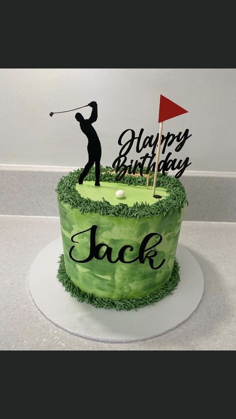 Golf 30th Birthday Cake, Golf Cake Ideas For Men, Mens 21st Birthday Cake, Golf Birthday Cake, Golf Decorations, Golf Birthday Cakes, Pokemon Birthday Cake, Golf Cake, Golf Decor