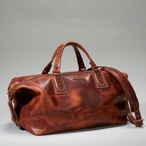 AMERICANA DUFFEL #205 in #Horween English Tan Dublin by Coronado Leather Co. #leatherbag Leather Duffel Bag, Leather Duffel, Leather Weekender, Leather Duffle Bag, Leather Travel Bag, Leather Duffle, Duffle Bag Travel, Duffel Bags, Leather Travel