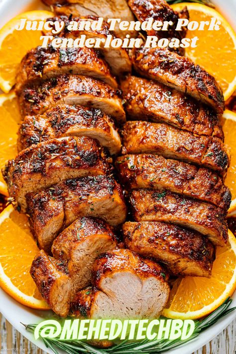 Juicy and Tender Pork Tenderloin Roast Recipes Pork Tenderloin, Tender Pork Tenderloin, Best Pork Tenderloin, Best Pork Tenderloin Recipe, Roast Pork Loin, Baked Pork Tenderloin, Roasted Pork Tenderloin, Pork Tenderloin Recipe, Quick Cooking Recipes