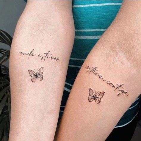 Sister Tattoos For 2 Unique, Sister Symbol Tattoos, Soul Sister Tattoos, Sister Tattoos For 2, Tattoos For 2, Sister Tattoo Ideas, Sisters Tattoo, Small Girly Tattoos, Matching Sister Tattoos