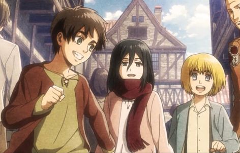 Aot Screenshots, Aot Armin, Miss The Old Days, Creator Studio, Eren And Mikasa, Attack On Titan Season, Anime Crafts, Dark Art Illustrations, Attack On Titan Art