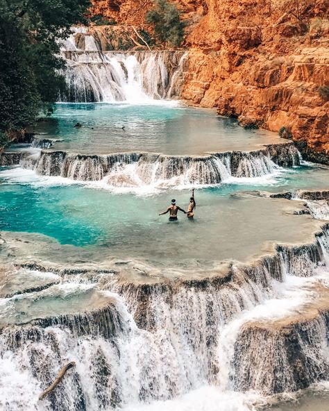 Havasupai Falls - Literally Everything You Need to Know - Ruhls of the Road Chiang Mai Waterfall, Chiang Mai Temples, Thailand Waterfalls, Thailand Hiking, Thailand Chiang Mai, Havasupai Falls, Thailand Honeymoon, Thailand Adventure, Thailand Vacation