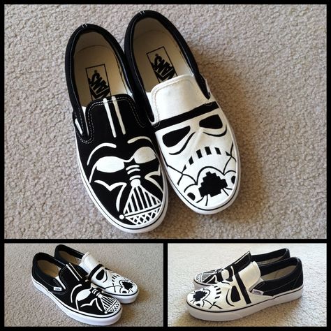 Custom Vans (not glass): Star Wars Diy Vans, Disney Projects, Star Wars Shoes, Shoes Star, Painted Shoes Diy, Custom Sneakers Diy, Custom Painted Shoes, Custom Shoes Diy, Diy Sneakers