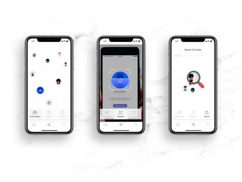 Contact App Share Options qr code qr search qr scanner qr scan qr code scanner sanal ios search by username scan qr code look nearby share options contact app Qr Code App, Scan App, Qr Code Scanner, App Design Layout, Coding Apps, Mobile Ui Design, Mobile Web, App Ui Design, Chat App