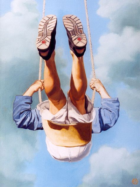 The thrill of swinging too high and experiencing the thrill of flying :) Ap Drawing, Ap Studio Art, Perspective Art, Gcse Art, Ap Art, A Level Art, Art Portfolio, Art Plastique, Visual Artist