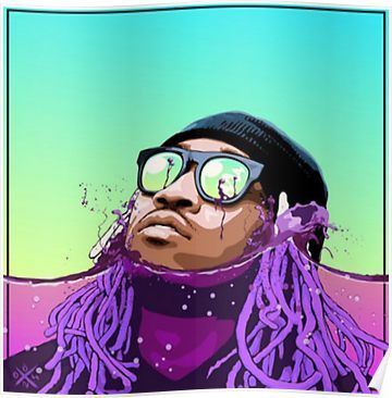 Future Artwork, Future Rapper, Future Poster, Rapper Art, Kodak Black, Hip Hop Art, Young Thug, Black Cartoon, Dope Art