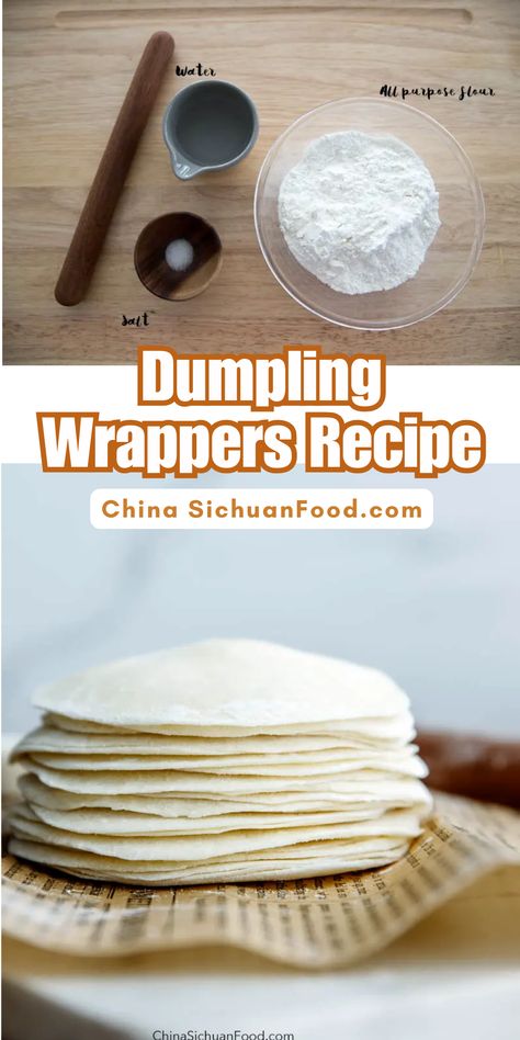 Dumplings are lovely widely and homemade dumpling wrappers can make the dumplings to the next level. It is extremely simple to make dumpling wrappers at home with a homemade dumpling wrapper dough, all needed are flour, water, and salt. With this dumpling wrapper recipe, you can achieve better than restaurant dumplings at home. Home Made Dumplings Recipe, Dumpling Wrapper Recipe, Asian Dumpling Recipe, Homemade Dumplings Recipe, Beef Chow Mein, Dumpling Wrapper, Asian Noodle Dishes, Wok Recipes, How To Make Dumplings