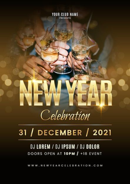 Free vector hand drawn 2021 party poster... | Free Vector #Freepik #freevector #new-year-party #celebration-flyer #celebration-poster #new-year-flyer New Year's Eve Flyer, Christmas Ad, Party Poster, New Year Celebration, New Years Party, Post Design, Nouvel An, Social Media Graphics, Poster Template